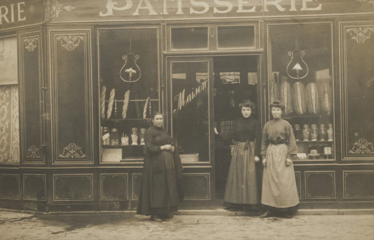 Pâtisserie, Rue Lecourbe, Plaque Guilleminot, Paris by Unidentified Photographer, photograph, 1907