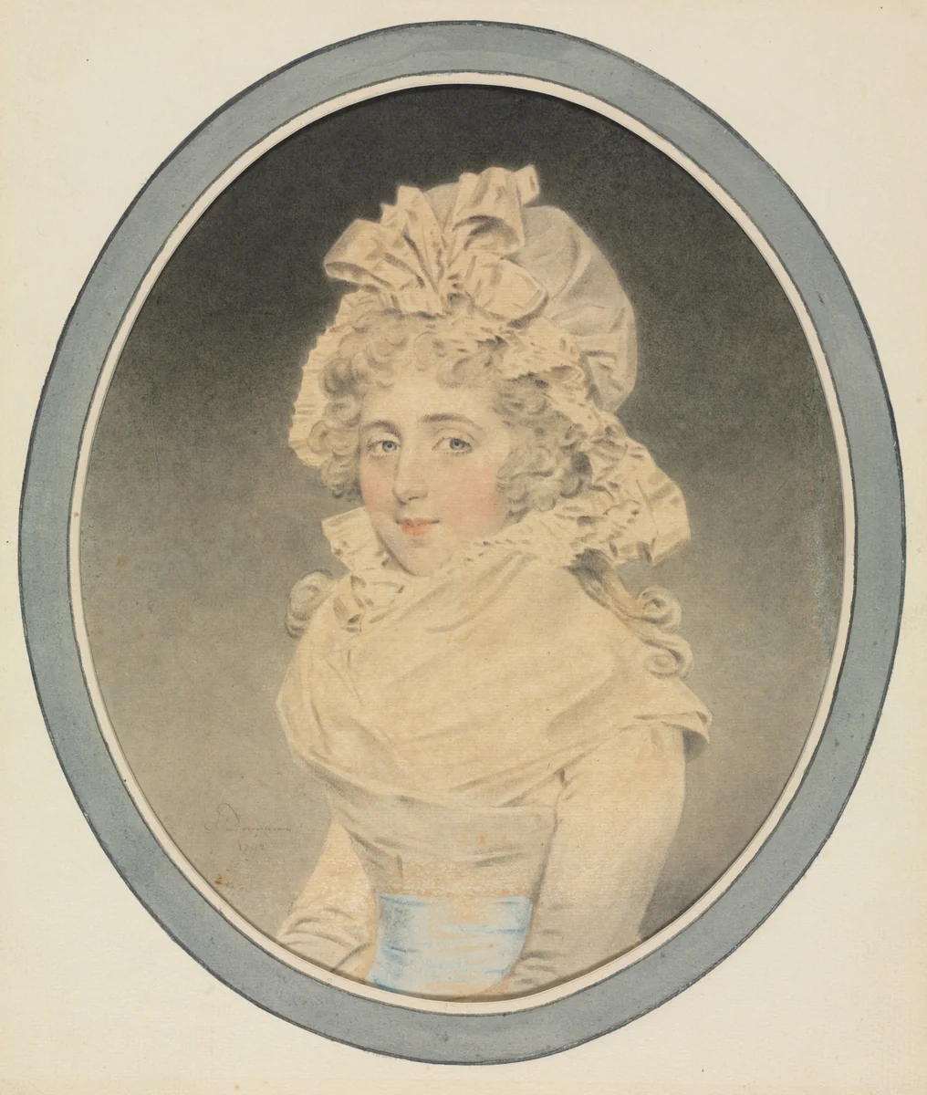 Lady Caroline Wrottesley by John Downman, drawing, 1792