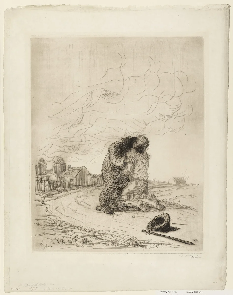 The Prodigal Son by Jean-Louis Forain, print, 1909
