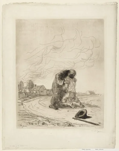The Prodigal Son by Jean-Louis Forain, print, 1909
