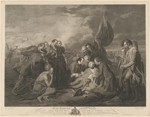 The Death of General Wolf by William Woollett, print, 1776