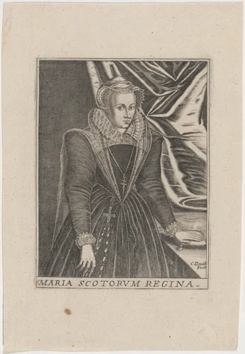 Mary, Queen of Scots by Charles David, print, 1600-1638