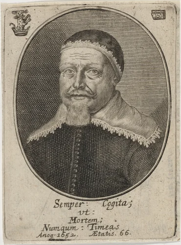 Portrait of a Man by Unknown 19th Century, print, 1652