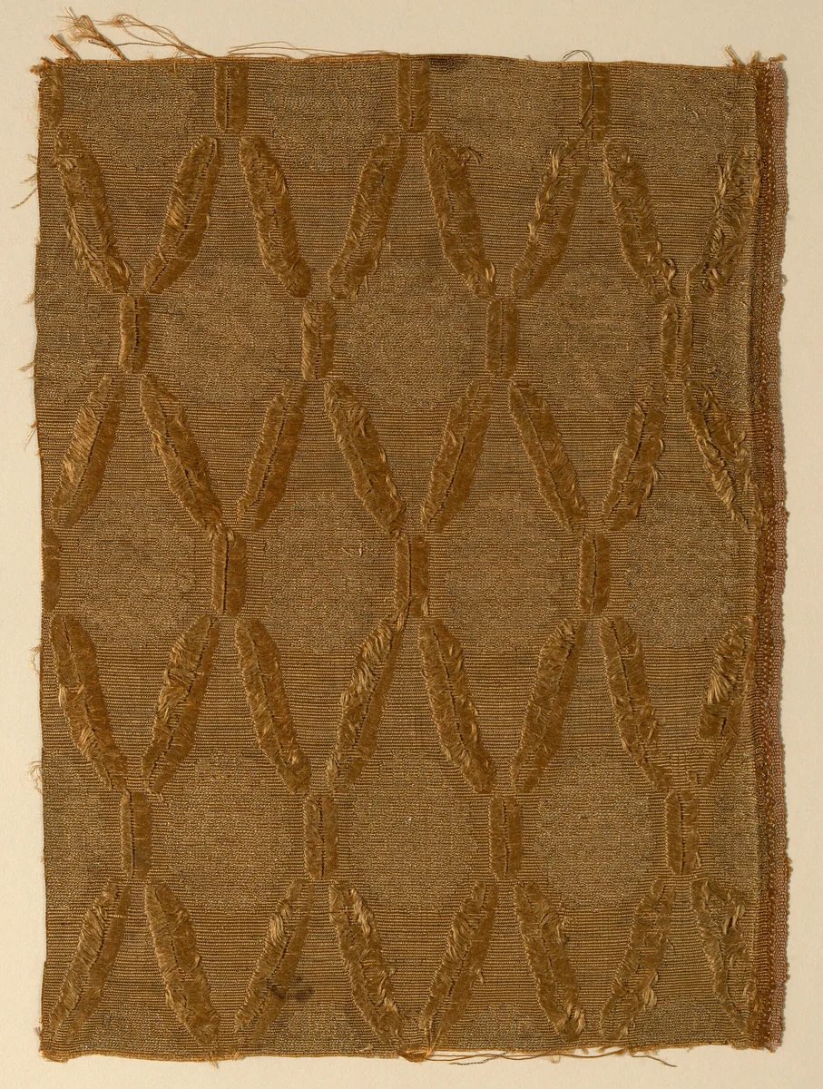 Fragment by Italy, textile, 1625-1675