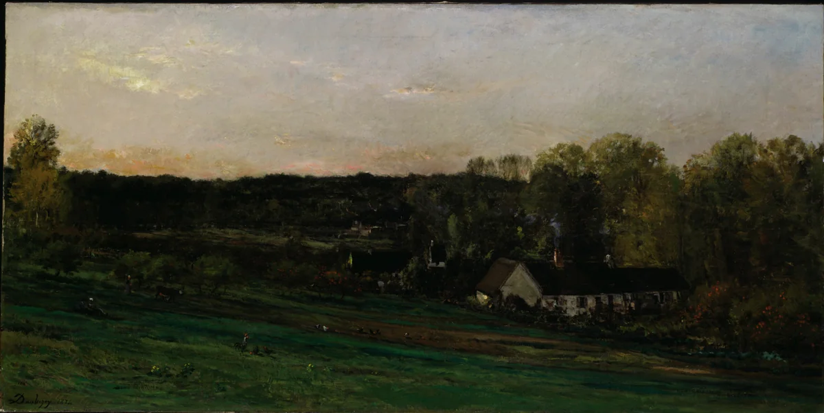 House of Mère Bazot by Charles-François Daubigny, painting, 1874