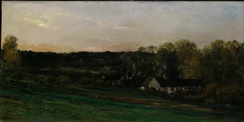 House of Mère Bazot by Charles-François Daubigny, painting, 1874
