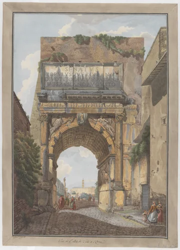 Arch of Titus by Giovanni Volpato, print, 1775-1785