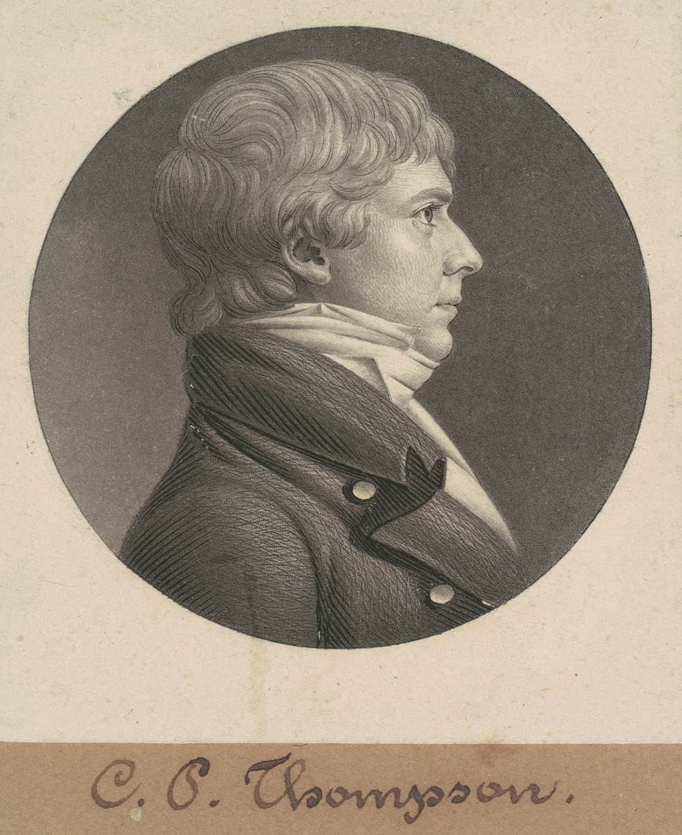 Samuel Hambleton by Charles B. J. Févret de Saint-Mémin, print, 1806