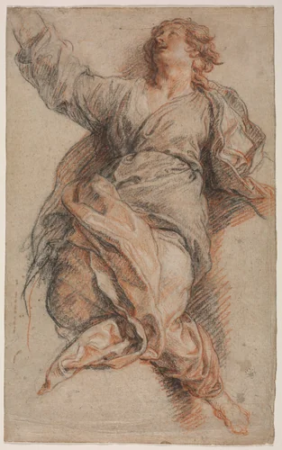 St. John the Evangelist by Charles de La Fosse, drawing, 1695-1707