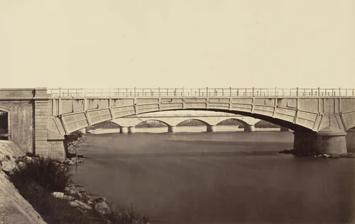 Viaduct across the Isère River by Édouard-Denis Baldus, photograph, 1857