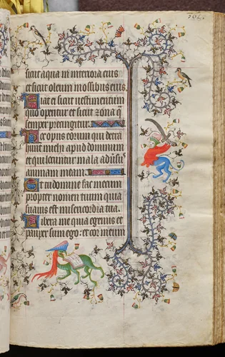 Hours of Charles the Noble, King of Navarre (1361-1425): fol. 176r, Text by Master of the Brussels Initials and Associates, book, 1400-1410