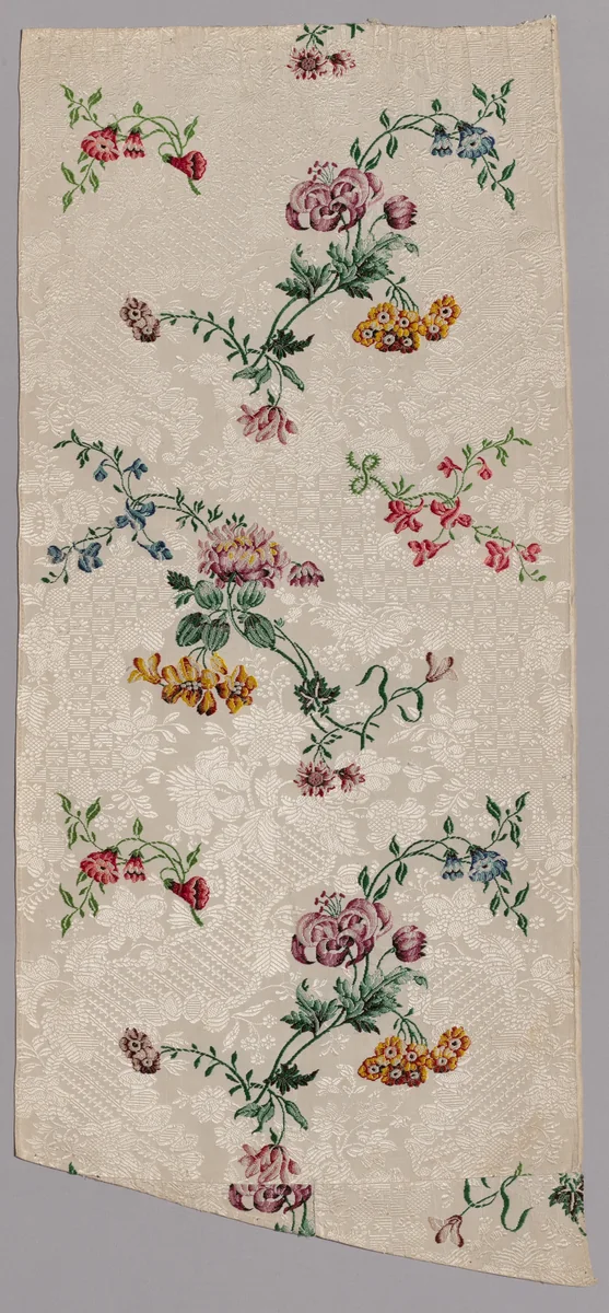 Skirt Panel for a Woman's Sack Gown by Daniel Vautier, other, 1749