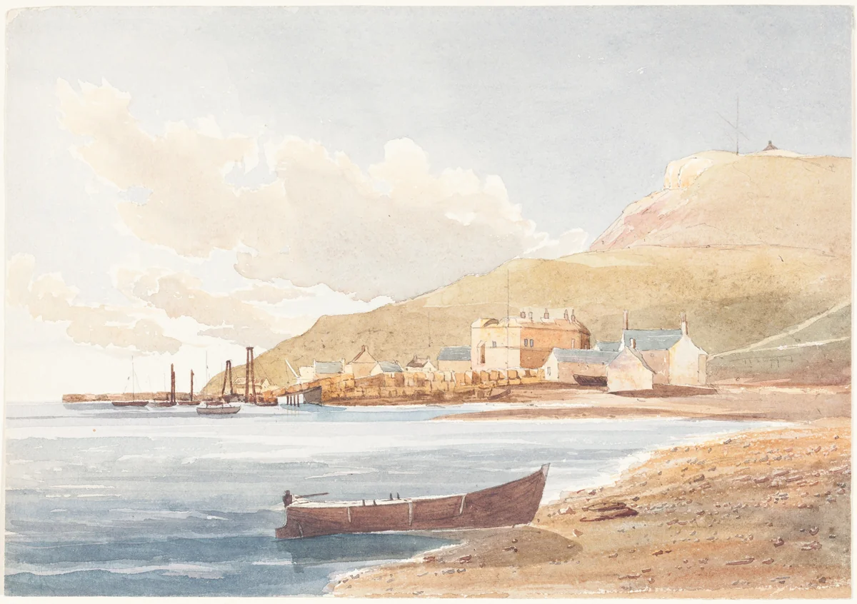 Portland Castle, Dorset by James Bulwer, drawing, 1794-1874