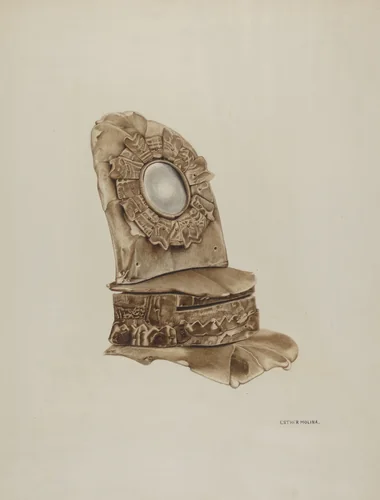 Turtle Shell Bureau by Esther Molina, index of american design, 1941