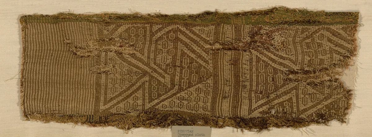 Fragment by Possibly Inca, textile, 1476-1532