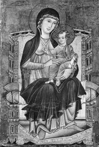 Madonna and Child Enthroned by Italian Painter, painting, 1275-1299