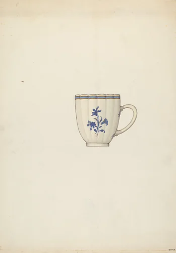 Teacup by Dana Bartlett, index of american design, 1937