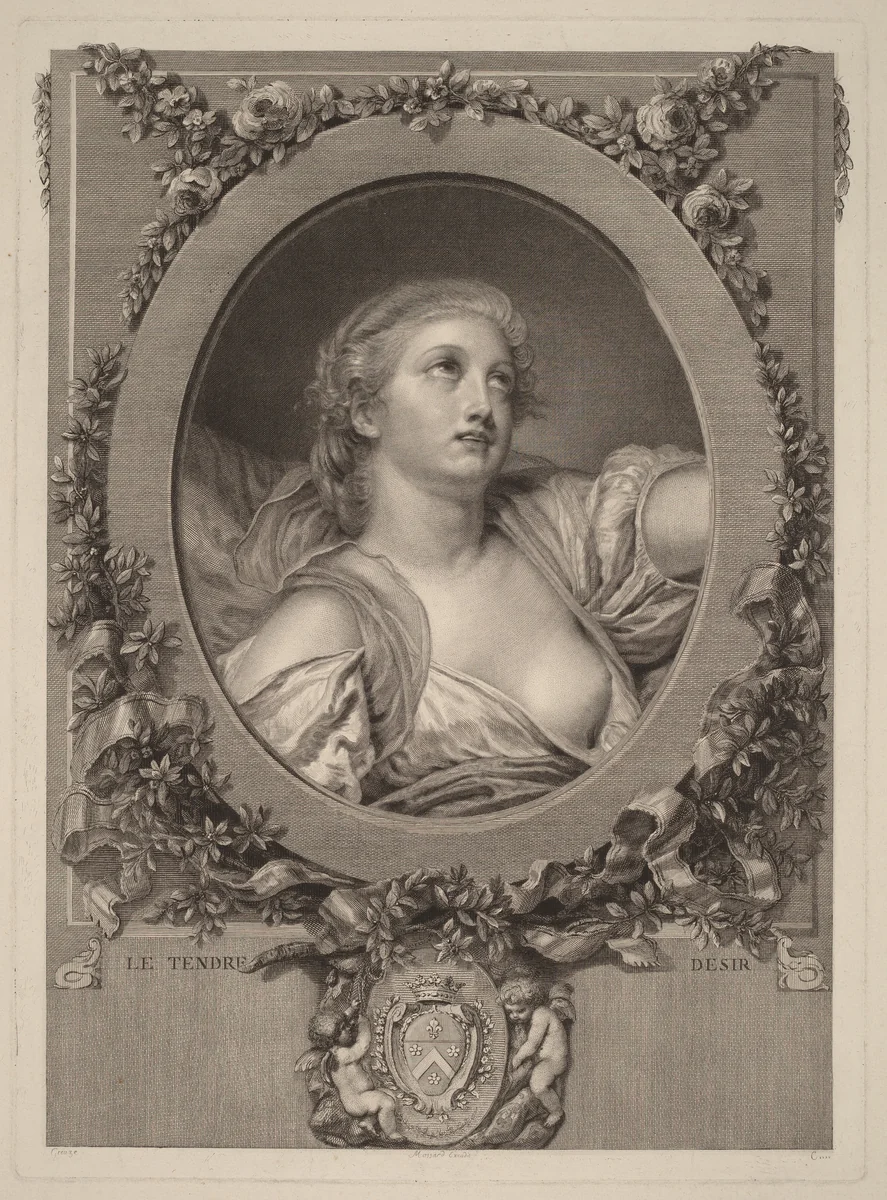 The Tender Desire (Le Tendre désir) by Manuel Salvador Carmona
Jean-Baptiste Greuze
Jean Massard, print, 1756-1766