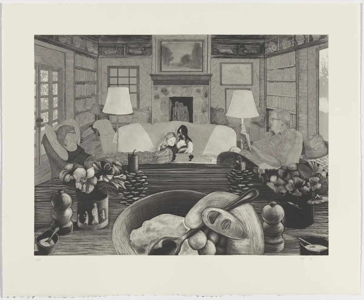 Watermark [state proof 7] by Nicole Eisenman, print, 2012