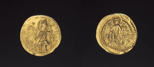Coin of Kushan King Vasudeva II by Unknown, metalwork, 200-299