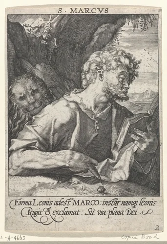 Evangelist Marcus by Unknown, print, 1588-1592