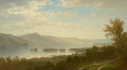 Lake George by John William Casilear, painting, 1851-1893