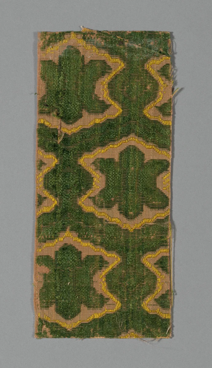 Fragment by Italy, textile, 1625-1675
