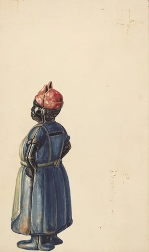 Cast Iron Coin Bank by Hans Mangelsdorf, index of american design, 1938