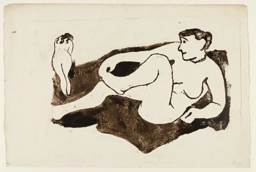 Bathers by Elie Nadelman, print, 1905