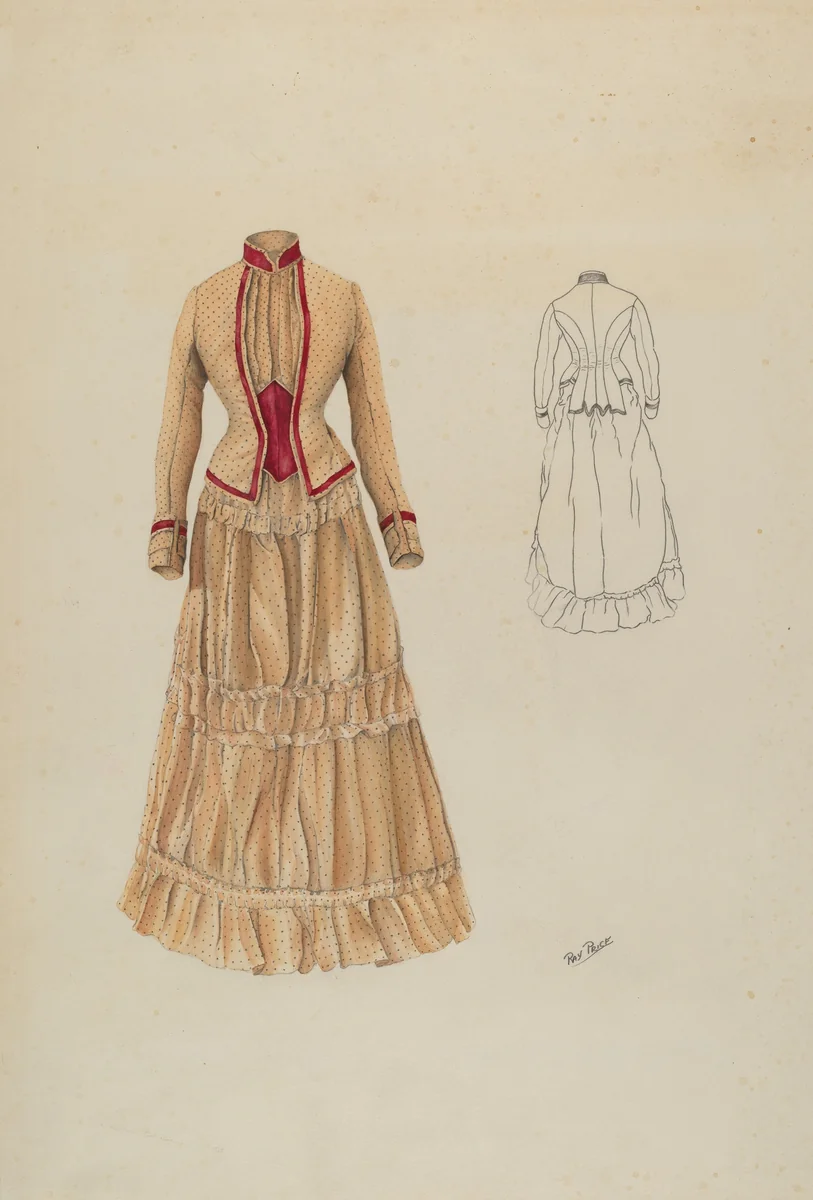 Dress by Ray Price, index of american design, 1937