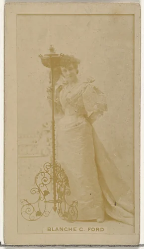 Blanche C. Ford, from the Actors and Actresses series (N145-8) issued by Duke Sons & Co. to promote Duke Cigarettes by W. Duke, Sons & Co., photograph, 1890-1895