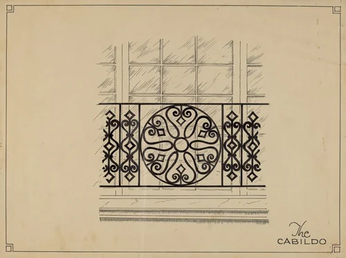 Window Grille by Ray Price, index of american design, 1935-1942