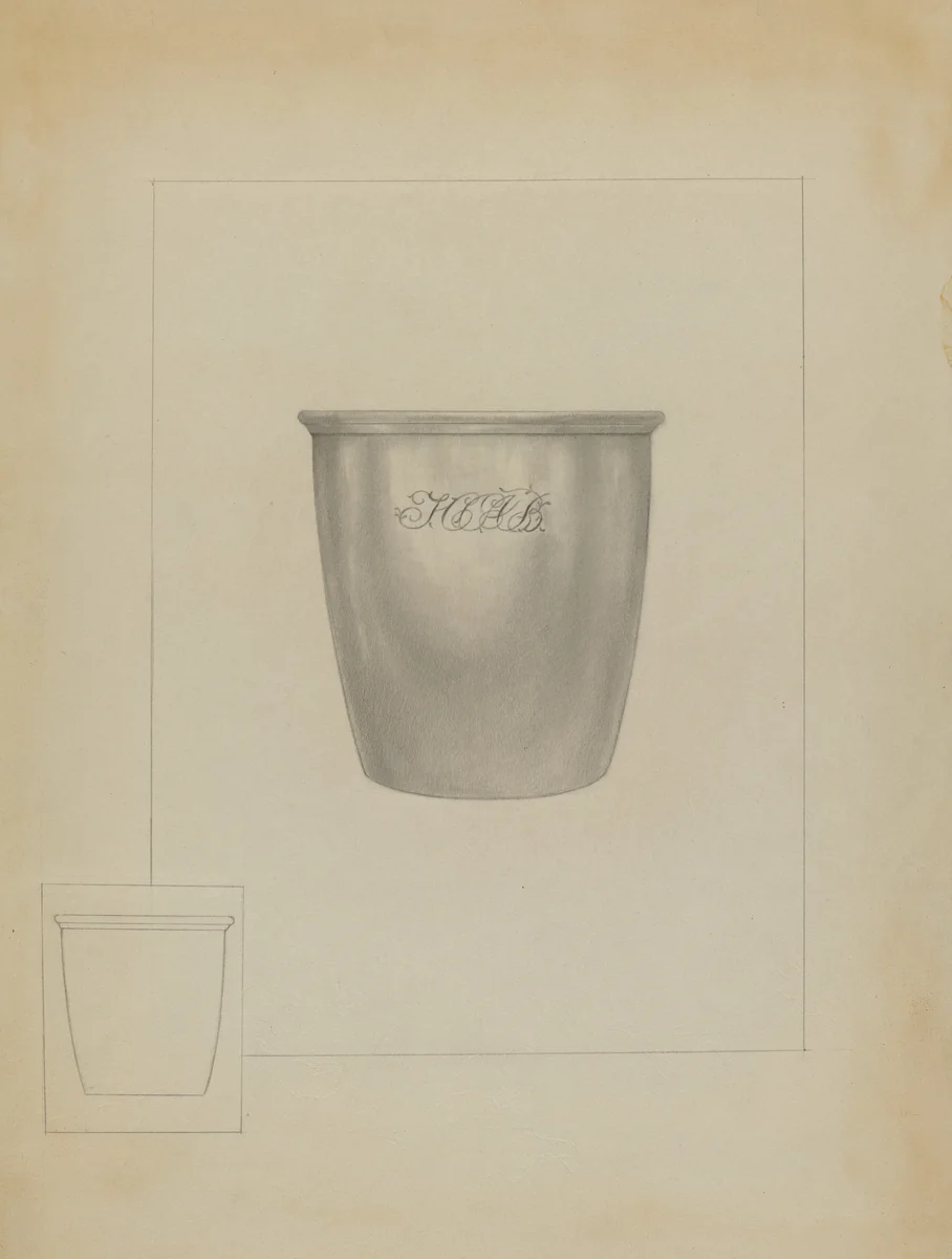 Silver Mug by Isidore Steinberg, index of american design, 1937