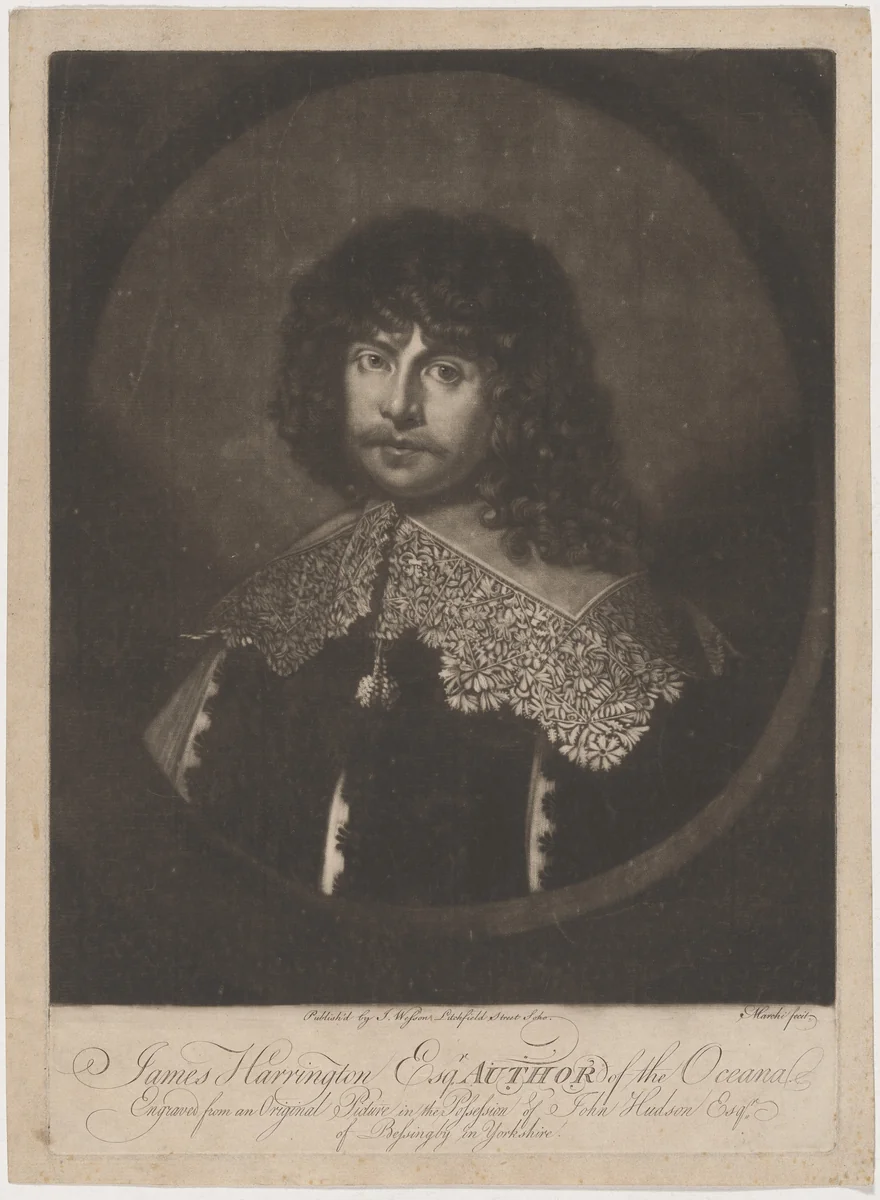 James Harrington, Esq. by Giuseppi Filippo Liberati Marchi, print, 1735-1808