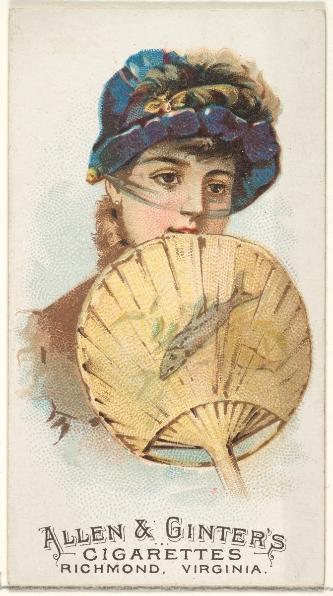 Plate 29, from the Fans of the Period series (N7) for Allen & Ginter Cigarettes Brands by Allen & Ginter, print, 1889