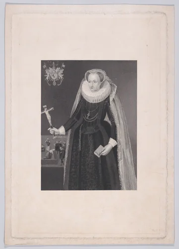 Mary, Queen of Scots by Edward Francis Finden, print, 1800-1899