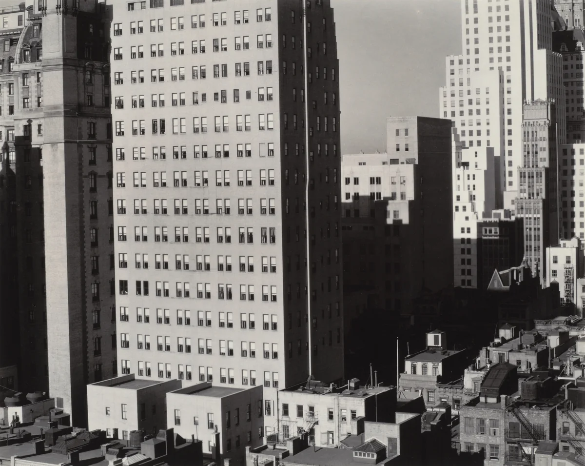 From My Window at An American Place, North by Alfred Stieglitz, photograph, 1931