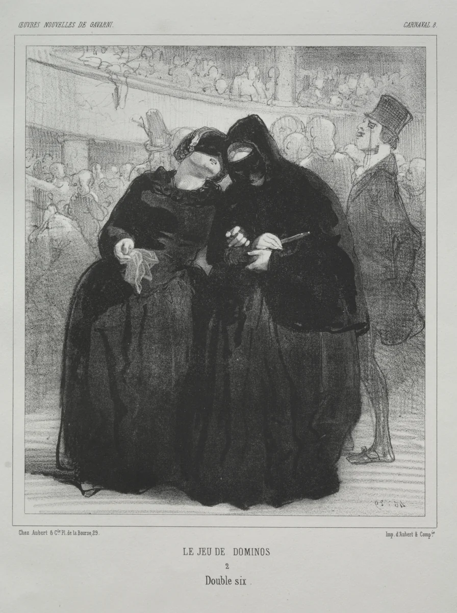 Carnaval by Paul Gavarni, print, 1824-1847