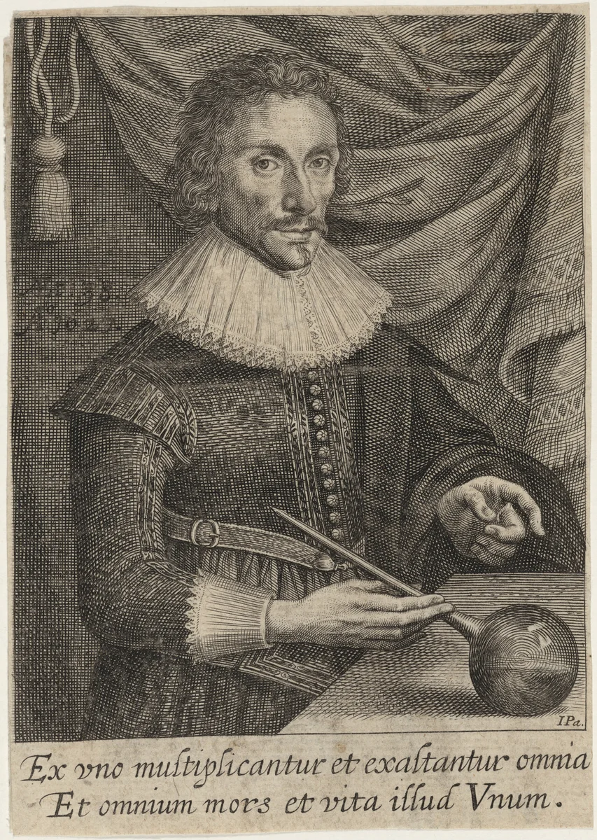 Portrait of a Man by John Payne, print, 1627