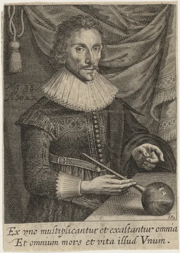 Portrait of a Man by John Payne, print, 1627