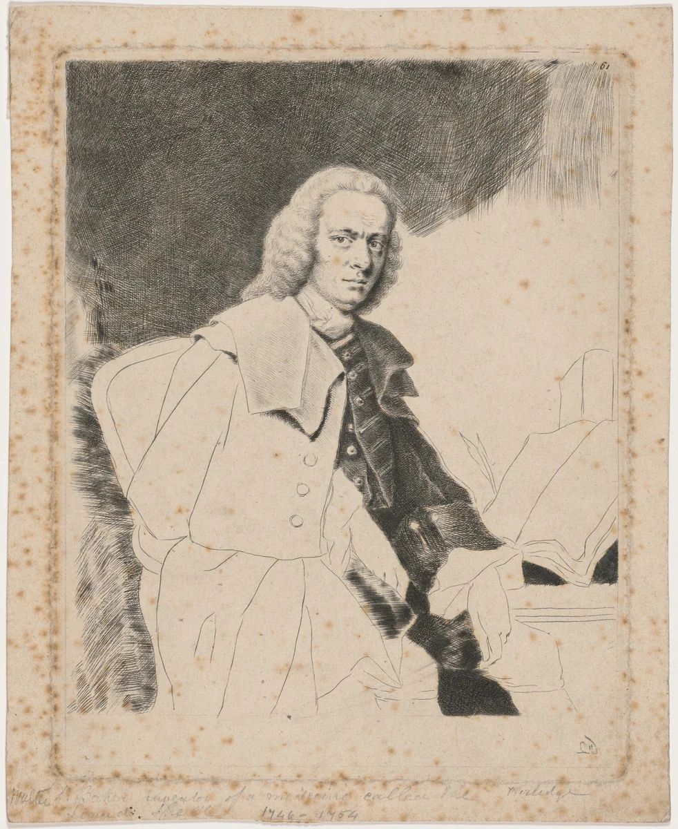 Walter Baker, Inventor of a Medicine by Thomas Worlidge, print, 1700-1766