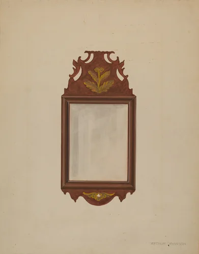 Mirror by Arthur Johnson, index of american design, 1936