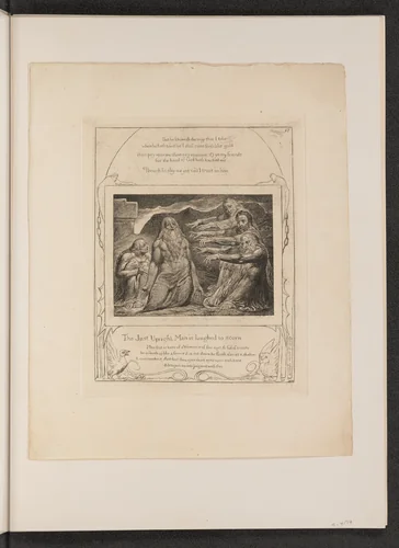 Job Rebuked by His Friends by William Blake, portfolio, 1825