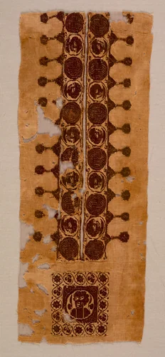 Neck and Shoulder Decoration from a Tunic by Unknown, textile, 475-599