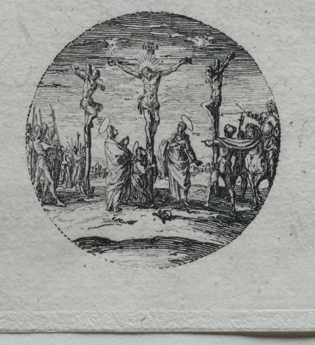The Mysteries of the Passion: The Descent from the Cross by Jacques Callot, print, 1631