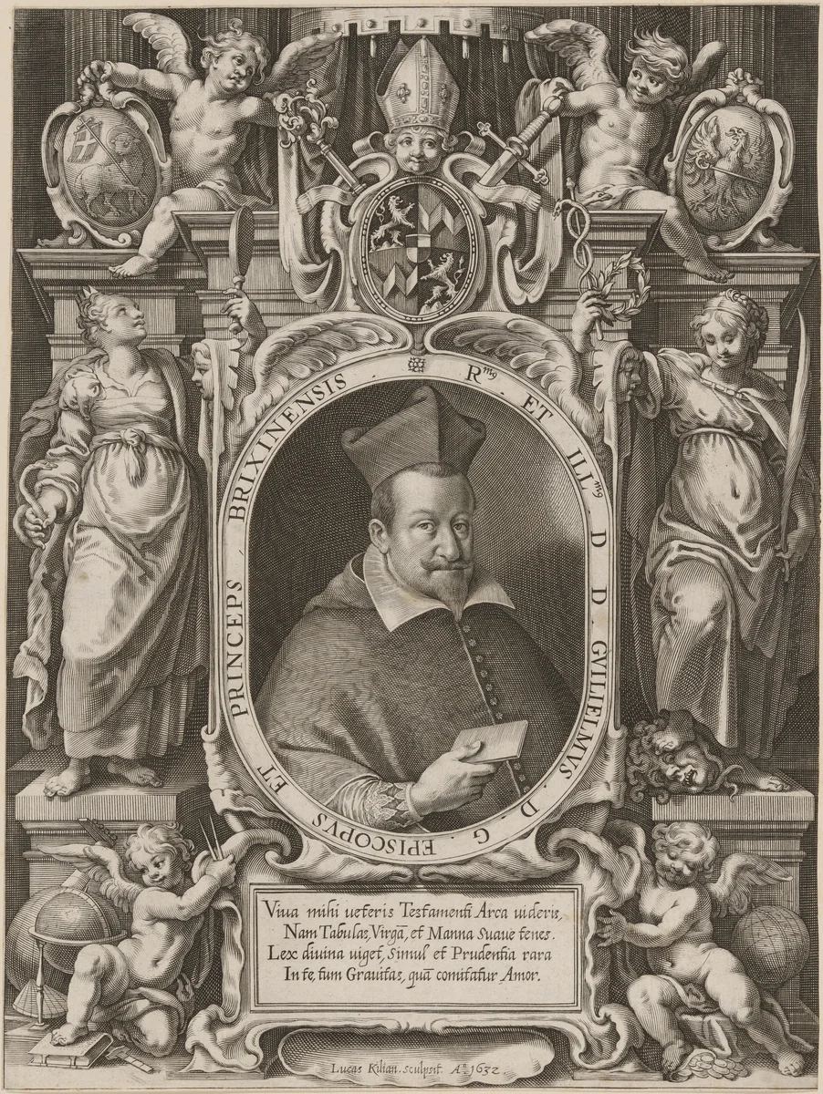 William von Welsberg, Archbishop of Brixen by Lucas Kilian, print, 1632