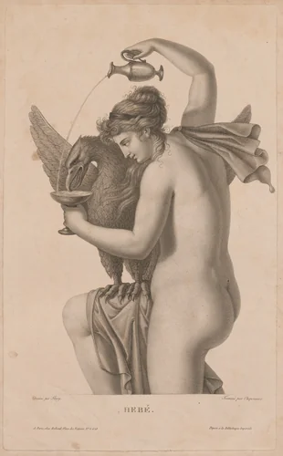 Hebé by Alexandre Chaponnier, print, 1770-1830