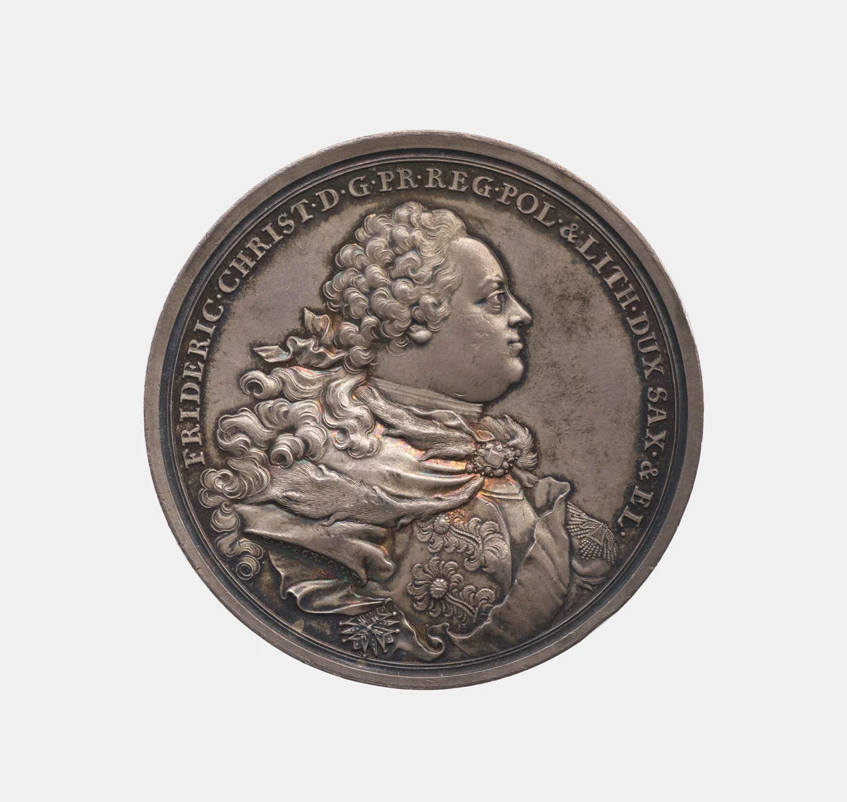 Frederick Christian, Crown Prince of Poland by Franz Andreas Schega, metalwork, 1763