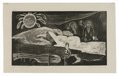 Te po (The Night), from the Noa Noa Suite by Paul Gauguin, print, 1893-1894