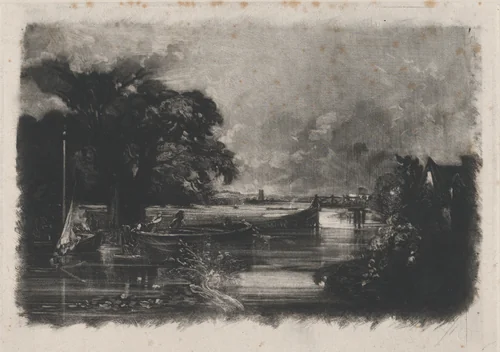River Stour by David Lucas, print, 1830-1831